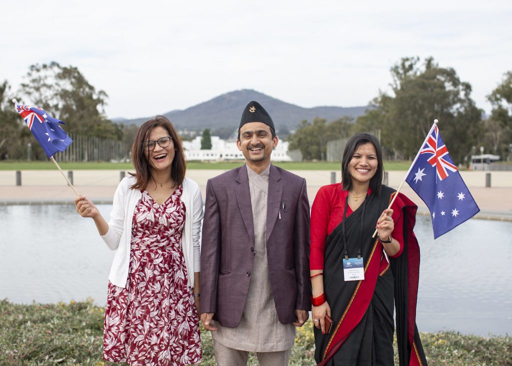 Scholars from Nepal at the Scholars Forum